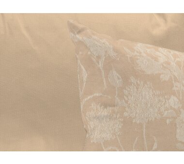 ADAM Kissenhülle FLOWER CUVEE LIGHT, mit Reißverschluss, 40x60 cm, beige