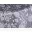 ADAM Tischdecke FLOWER CUVEE LIGHT, U-Saum, oval, 220x145 cm, dunkelblau