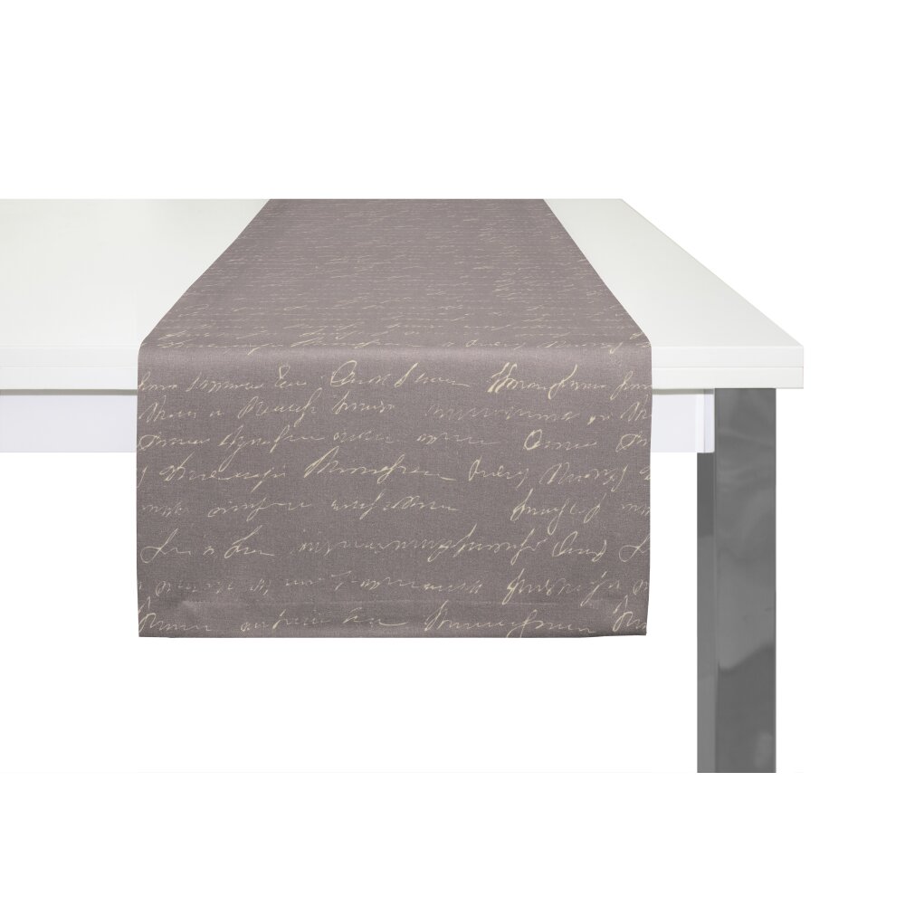 ADAM Tischläufer SCRIBBLE, Kuvertsaum, lila | Wohnfuehlidee 150x50 bei cm