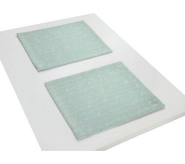 ADAM Tisch-Set SCRIBBLE, Kuvertsaum, 40x30 cm, blau