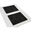 ADAM Tisch-Set SCRIBBLE, Kuvertsaum, 40x30 cm, schwarz