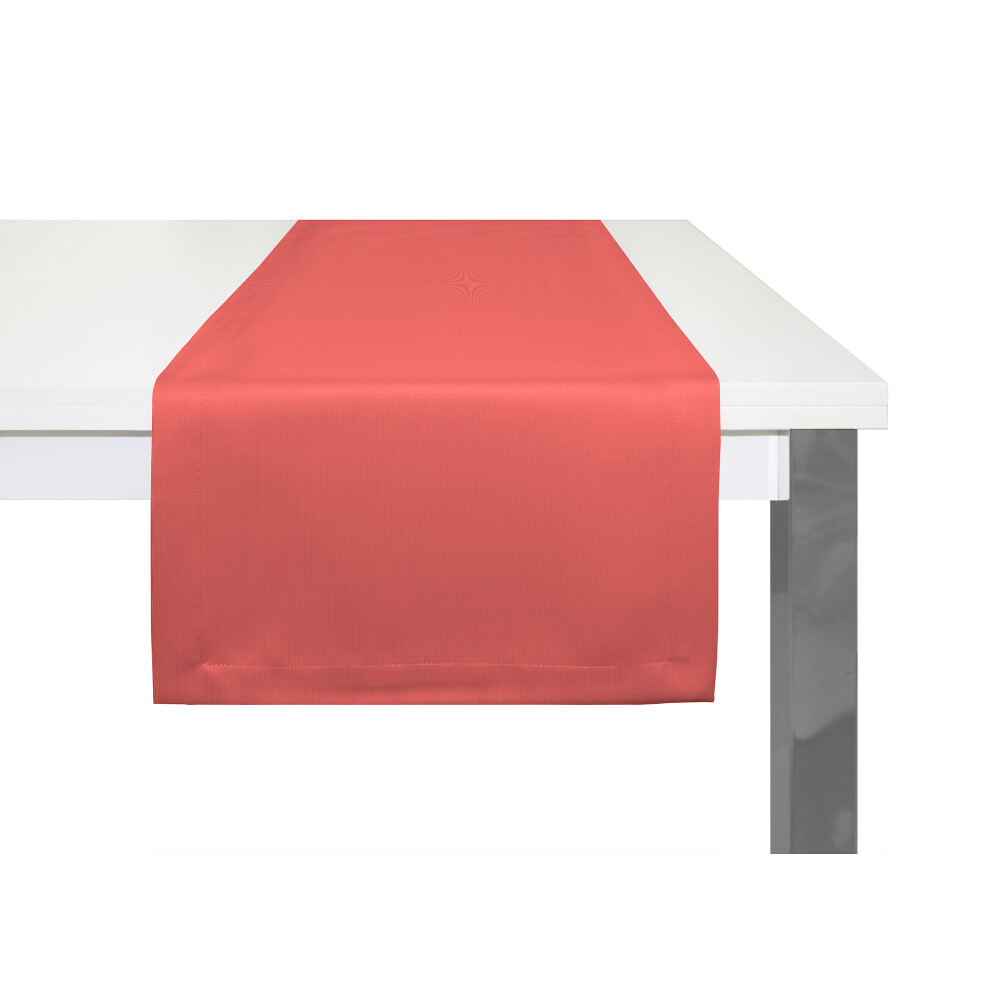 ADAM Tischläufer UNI COLLECTION LIGHT, Kuvertsaum, 150x50 cm, rot | bei  Wohnfuehlidee