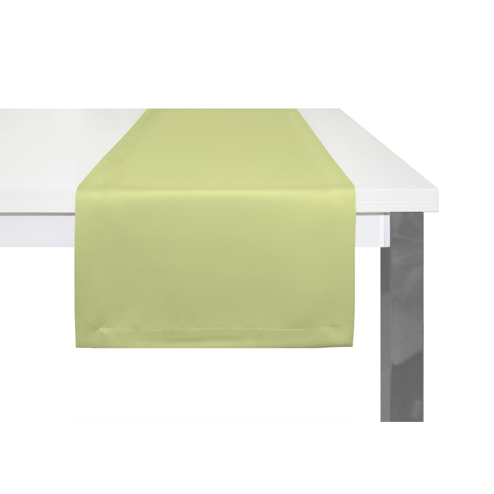 ADAM Tischläufer hellgrün 150x50 Kuvertsaum, LIGHT, cm, Wohnfuehlidee | COLLECTION UNI bei