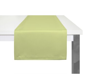 ADAM Tischläufer UNI COLLECTION LIGHT, Kuvertsaum, 150x50 cm, hellgrau |  bei Wohnfuehlidee | Tischläufer