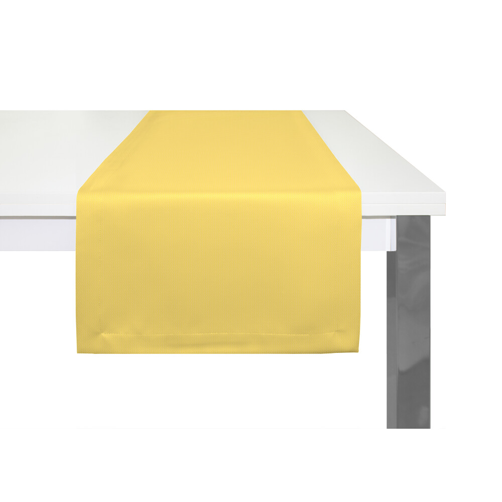 Kuvertsaum, 150x50 COLLECTION gelb LIGHT, cm, Tischläufer Wohnfuehlidee ADAM bei | UNI