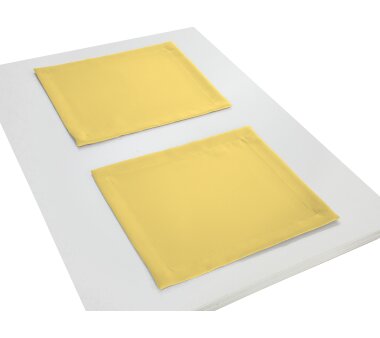 ADAM Tisch-Set UNI COLLECTION LIGHT, 2er Set, 30x40 cm, gelb
