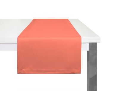ADAM Tischläufer UNI COLLECTION LIGHT, Kuvertsaum, 150x50 cm, orange