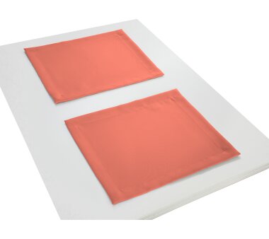 ADAM Tisch-Set UNI COLLECTION LIGHT, 2er Set, 30x40 cm, orange