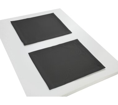 ADAM Tisch-Set UNI COLLECTION LIGHT, 2er Set, 30x40 cm, schwarz