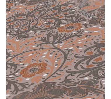 Architects Paper Art of Eden Vliestapete Blumentapete orange matt 10,05 m x 0,53 m