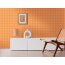 Architects Paper Art of Eden Vliestapete Karriert Orange matt 10,05 m x 0,53 m