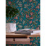 Architects Paper Floral Impression Vliestapete Florale Tapete Türkis matt 10,05 m x 0,53 m