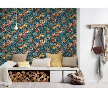 Architects Paper Floral Impression Vliestapete Dschungeltapete Bunt matt 10,05 m x 0,53 m