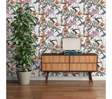 Architects Paper Jungle Chic Vliestapete Florale Tapete Bunt matt 10,05 m x 0,53 m