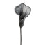 Kunstblume Calla metallic, 2er Set, Farbe schwarz, Höhe ca. 68 cm