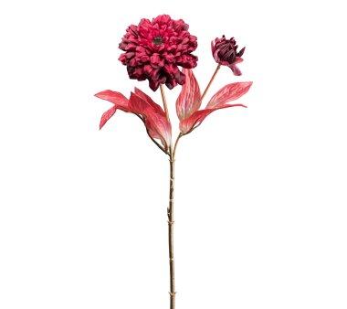Farbe 64 cm ca. online Set, 3er Rose, bordeaux, Kunstblume kaufen Höhe