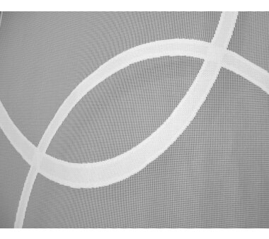 Jacquard-Schiebegardine VANJA,  transparent, Farbe weiß