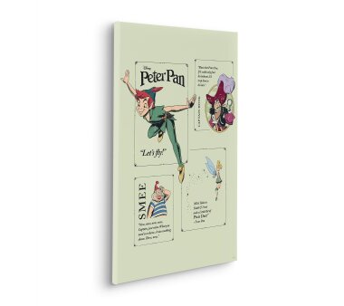 Keilrahmenbild KOMAR PETER PAN LETS FLY!, BxH 40x60 cm