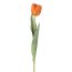 Kunstblume Tulpe offen, 6er Set, Farbe orange, Höhe ca. 49 cm