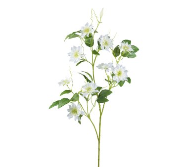Kunstblume Clematis, Farbe weiß, Höhe ca. 114 cm