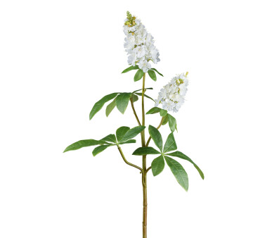 Kunstblume Kastanie, Farbe weiß, Höhe ca. 93 cm