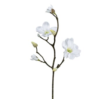 Kunstblume Magnolie, 4er Set, Farbe weiß, Höhe...