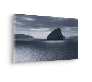 Keilrahmenbild KOMAR SILVER SEA, BxH 60x30 cm