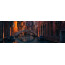 Keilrahmenbild KOMAR NIGHT CRUISE, BxH 90x30 cm