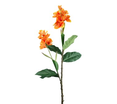 Kunstblume Canna, Farbe orange, Höhe ca. 144 cm