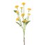 Kunstblume Kornblumenzweig, 6er Set, Farbe gelb, Höhe ca. 54 cm