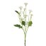 Kunstblume Kornblumenzweig, 6er Set, Farbe weiß, Höhe ca. 54 cm