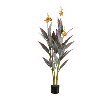 Kunstpflanze Strelizie, orange, inklusive Kunststoff-Topf, Höhe ca. 133 cm  online kaufen