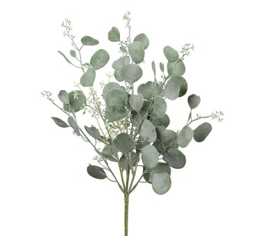 Kunstpflanze Eukalyptusblattbusch, 4er Set, Farbe grau,...
