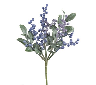 Kunstpflanze Miniblattbusch mit Beeren, 5er Set, Farbe...