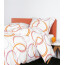 Janine Soft-Seersucker Bettwäsche Tango 20135, Kreise-Design, orange-koralle, verschiedene Größen