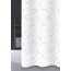 GRUND Textil Duschvorhang LENTILS, weiß/grau, Größe 180x200 cm