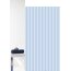 GRUND Textil Duschvorhang VERTICAL, weiß/blau, Größe 180x200 cm