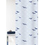 GRUND Textil Duschvorhang SEACOAST, weiß/blau, Größe 180x200 cm