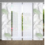 HOME in green 4er Set Flächenvorhänge LISON, halbtransparent, Höhe 245 cm, grün