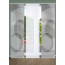 HOME in green 3er Set Flächenvorhänge AFONSO, halbtransparent, Höhe 245 cm, anthrazit