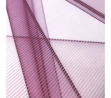 VISION S Schiebevorhänge Set 6er PACOLIA, halbtransparent, Höhe 260 cm, pink