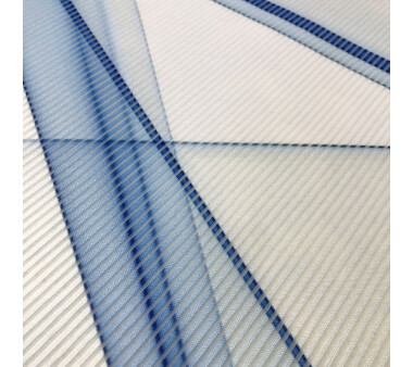 VISION S Schiebevorhänge Set 5er PACOLIA, halbtransparent, Höhe 260 cm, blau