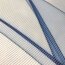 VISION S Schiebevorhänge Set 4er PACOLIA, halbtransparent, Höhe 260 cm, blau