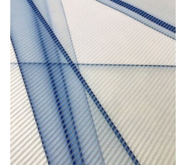 VISION S Schiebevorhänge Set 3er PACOLIA, halbtransparent, Höhe 260 cm, blau