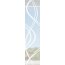 Voile-Schiebegardine Scherli,  transparent, wollweiß, Größe BxH 60x245 cm