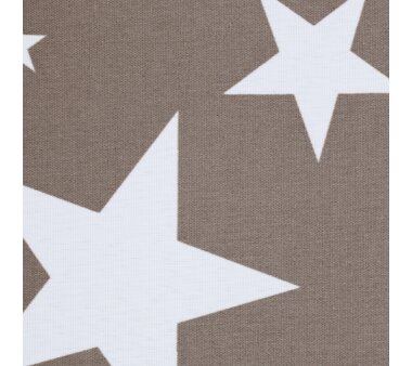 Lichtblick Rollo Klemmfix, ohne Bohren, blickdicht, Sterne - Farbe grau-weiß