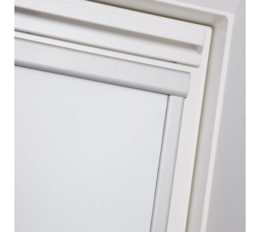 Lichtblick Dachfensterrollo Skylight, Thermo, Verdunkelung - Weiß 97,3 x 116 cm (S08) (B x L)