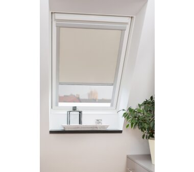 Lichtblick Dachfensterrollo Skylight, Thermo, Verdunkelung - creme 97,3 x 116 cm (S08) (B x L)