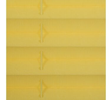 Lichtblick Plissee Klemmfix, ohne Bohren, verspannt - gelb 60 cm x 210 cm (B x L)