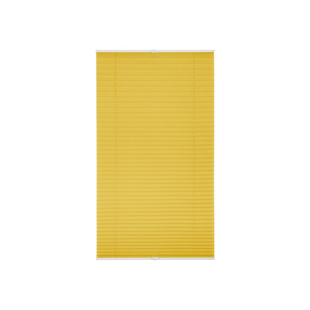 Klemmfix Montage Bohren gelb ohne 85x130 cm, Plissee
